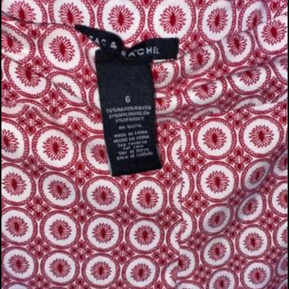 Red and white capris